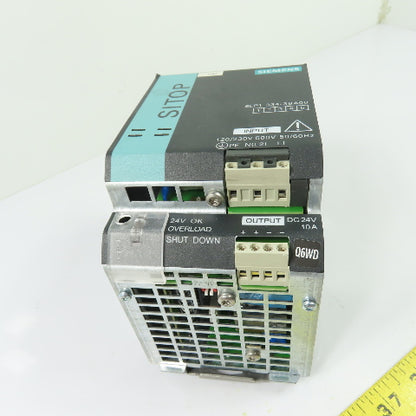 Siemens 6EP1334-3BA00 SITOP Modular Power Supply 120/230-500V In24VDC 10A Out