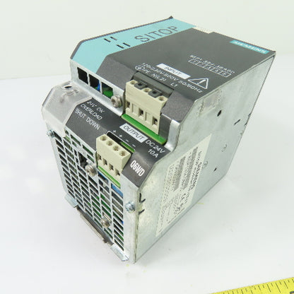 Siemens 6EP1334-3BA00 SITOP Modular Power Supply 120/230-500V In24VDC 10A Out