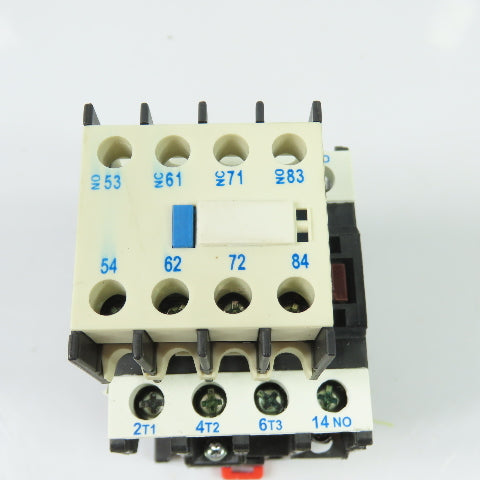 NHD C-25D10 Magnetic Contactor 3Pole 32A 600V 24V Coil W/CA1-D22 Auxiliary Block