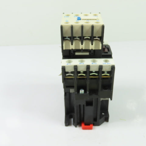 NHD C-25D10 Magnetic Contactor 3Pole 32A 600V 24V Coil W/CA1-D22 Auxiliary Block