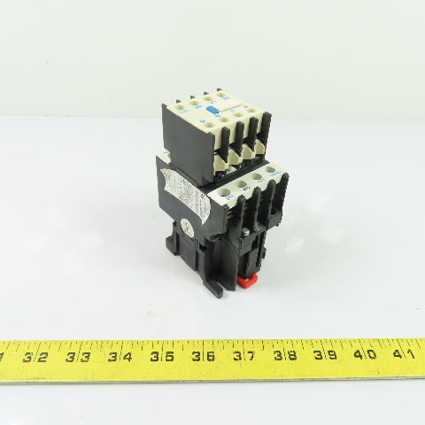 NHD C-25D10 Magnetic Contactor 3Pole 32A 600V 24V Coil W/CA1-D22 Auxiliary Block