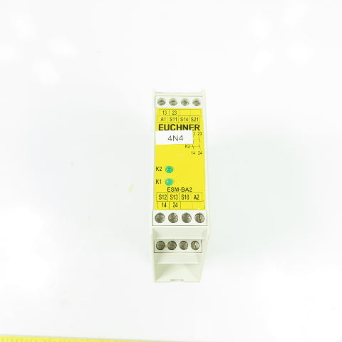 Euchner ESM-BA201 Safety Relay 24V AC/DC DIN Rail Mount