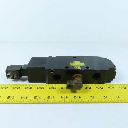 Parker P713ACB53A 5/2 Way Solenoid Valve 146PSI 120VAC / 67VDC Coil 1/2" NPT