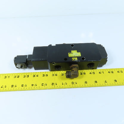 Parker P713ACB53A 5/2 Way Solenoid Valve 146PSI 120VAC / 67VDC Coil 1/2" NPT
