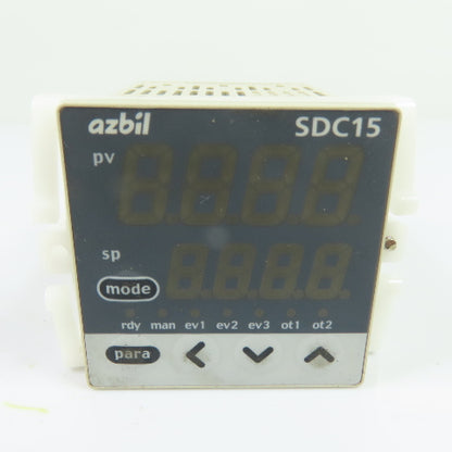 Azbil C15TV0TD0100 SDC15 Digital Indicating Temperature Controller 24V