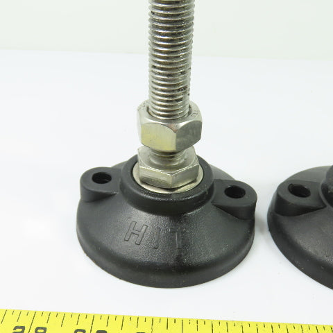 HIT 7-3/4"Tall Thermoplastic Light Duty Table Leg Leveler Riser Foot Pads Lot/4