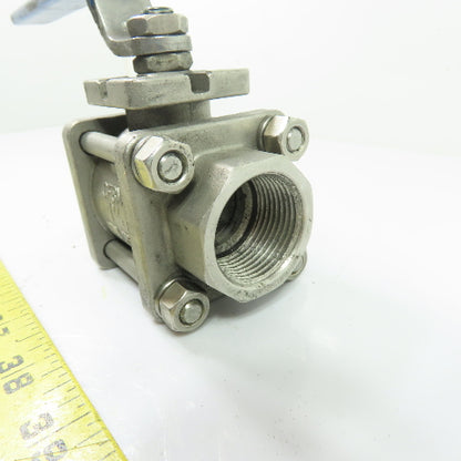 Legris DN 25 CF8M Stainless Steel Ball Valve 1" FNPT PN40