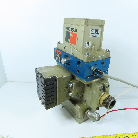 Ross Controls 3573A4202 SERPAR Double Solenoid Safety Crossflow Valve 110V/120V