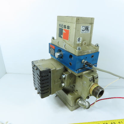 Ross Controls 3573A4202 SERPAR Double Solenoid Safety Crossflow Valve 110V/120V