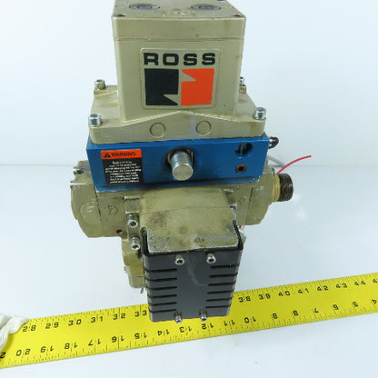 Ross Controls 3573A4202 SERPAR Double Solenoid Safety Crossflow Valve 110V/120V