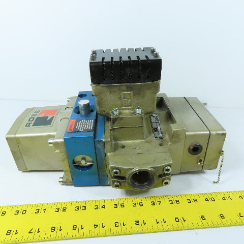 Ross Controls 3573A4202 SERPAR Double Solenoid Safety Crossflow Valve 110V/120V