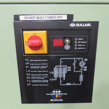 Sullair SR-1200 Refrigerated Compressed Air Dryer 460V 3Ph 1200SCFM