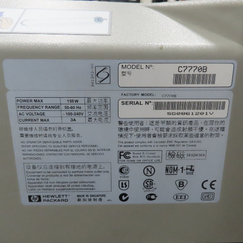 HP C7770B DesignJet 500 42" Large Format Inkjet Plotter Printer 100-240V