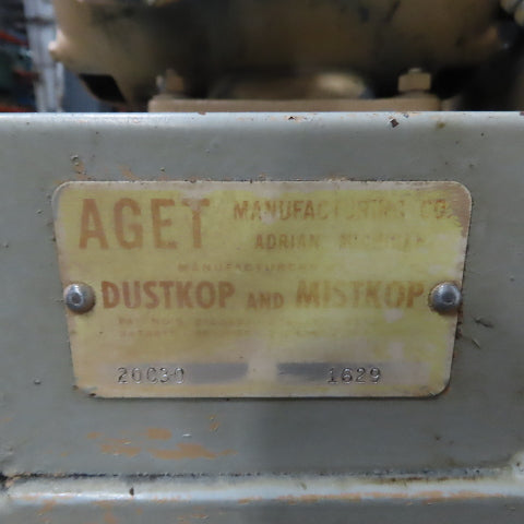 Aget 20C30 Dustkop Cyclone Dust Collector 3HP 208-220V/440V 3Ph