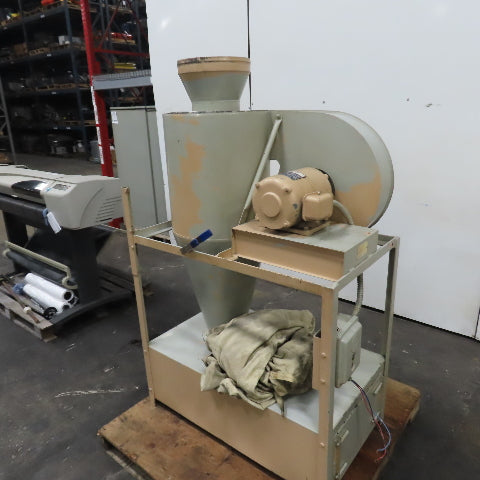 Aget 20C30 Dustkop Cyclone Dust Collector 3HP 208-220V/440V 3Ph