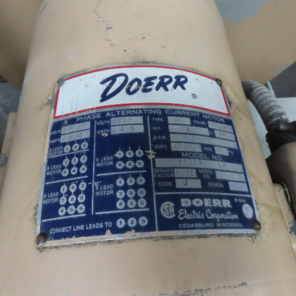 Aget 20C30 Dustkop Cyclone Dust Collector 3HP 208-220V/440V 3Ph