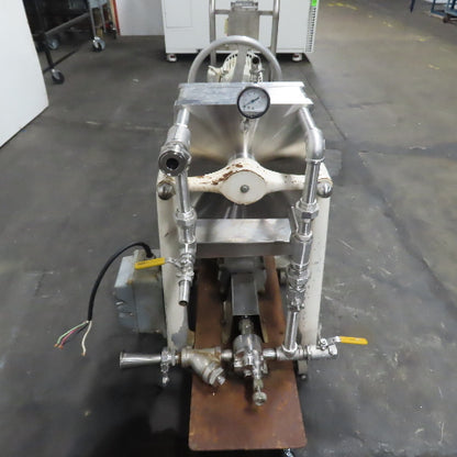 Ertel EFS-10 12" Plate and Frame Filter Press W/ Pump 3Ph 230/460V 1140RPM