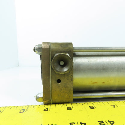 2-1/2" Bore x 12" Stroke Reciprocating Air Cylinder W/ Manual Override See Info!