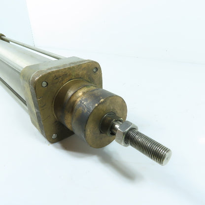 2-1/2" Bore x 12" Stroke Reciprocating Air Cylinder W/ Manual Override See Info!
