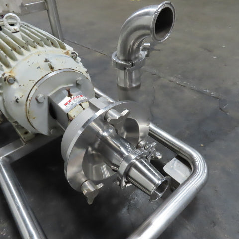 Fristam FPX3532-135 Hygienic Centrifugal Pump 3Ph W/PowerFlex 70 VFD 100-264V In