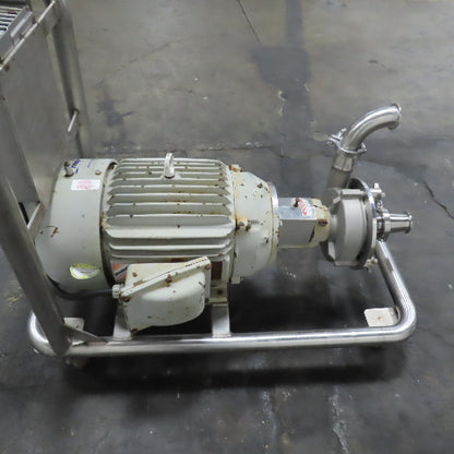 Fristam FPX3532-135 Hygienic Centrifugal Pump 3Ph W/PowerFlex 70 VFD 100-264V In