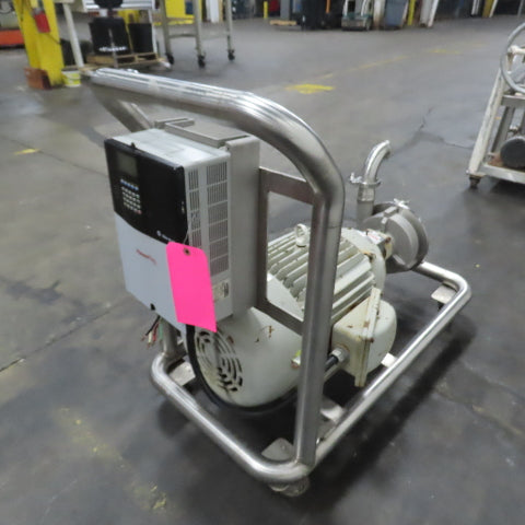 Fristam FPX3532-135 Hygienic Centrifugal Pump 3Ph W/PowerFlex 70 VFD 100-264V In