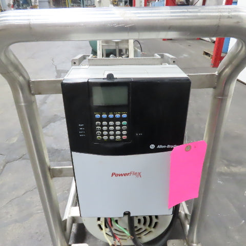 Fristam FPX3532-135 Hygienic Centrifugal Pump 3Ph W/PowerFlex 70 VFD 100-264V In
