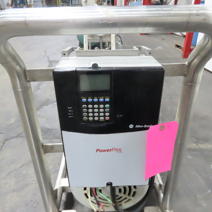 Fristam FPX3532-135 Hygienic Centrifugal Pump 3Ph W/PowerFlex 70 VFD 100-264V In