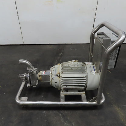 Fristam FPX3532-135 Hygienic Centrifugal Pump 3Ph W/PowerFlex 70 VFD 100-264V In
