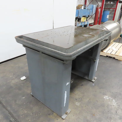 Clausing 40"x24" Top Cast Iron Machine Base Work Table Station Jig Bench 35"Tall