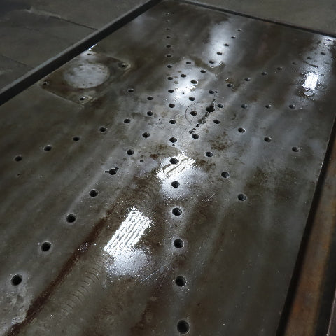 Clausing 40"x24" Top Cast Iron Machine Base Work Table Station Jig Bench 35"Tall