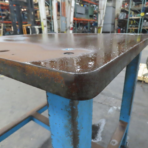 1-1/4" Thick Steel Top Assembly Welding Fabrication Table 36"x 36"x 43-1/4" Tall