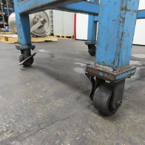 1-1/4" Thick Steel Top Assembly Welding Fabrication Table 36"x 36"x 43-1/4" Tall