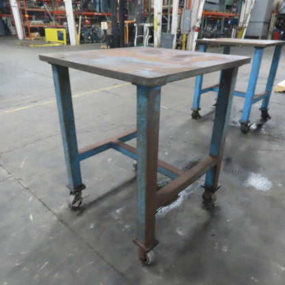1-1/4" Thick Steel Top Assembly Welding Fabrication Table 36"x 36"x 44" Tall