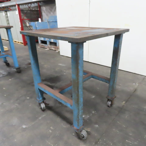 1-1/4" Thick Steel Top Assembly Welding Fabrication Table 36"x 36"x 44" Tall