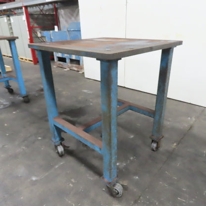1-1/4" Thick Steel Top Assembly Welding Fabrication Table 36"x 36"x 44" Tall