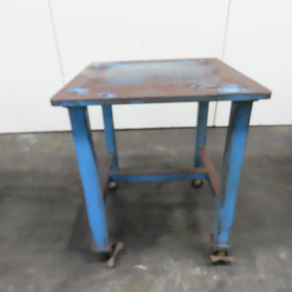 1-1/4" Thick Steel Top Assembly Welding Fabrication Table 36"x 36"x 43" Tall