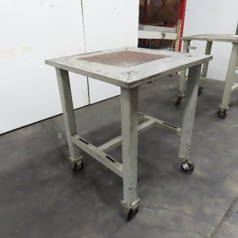 1-1/4" Thick Steel Top Assembly Welding Fabrication Table 36"x 36"x 44" Tall