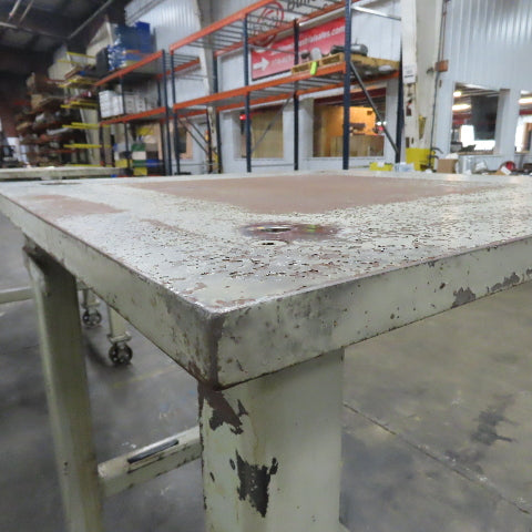 1-1/4" Thick Steel Top Assembly Welding Fabrication Table 36"x 36"x 44" Tall