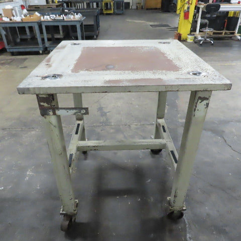1-1/4" Thick Steel Top Assembly Welding Fabrication Table 36"x 36"x 44" Tall