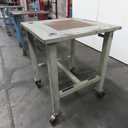 1-1/4" Thick Steel Top Assembly Welding Fabrication Table 36"x 36"x 44" Tall