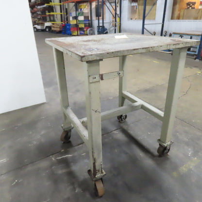 1-1/4" Thick Steel Top Assembly Welding Fabrication Table 36"x 36"x 44" Tall