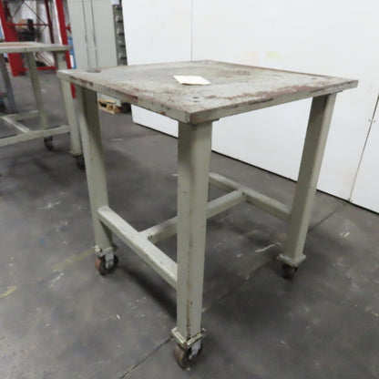 1-1/4" Thick Steel Top Assembly Welding Fabrication Table 36"x 36"x 44" Tall