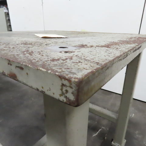 1-1/4" Thick Steel Top Assembly Welding Fabrication Table 36"x 36"x 44" Tall