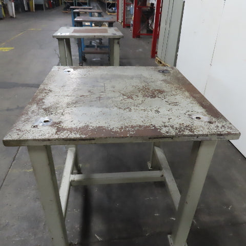 1-1/4" Thick Steel Top Assembly Welding Fabrication Table 36"x 36"x 44" Tall