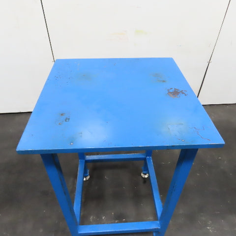 1" Thick Steel Top Assembly Welding Fabrication Table 30"x 30"x 48" Adj Height