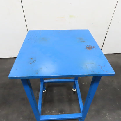 1" Thick Steel Top Assembly Welding Fabrication Table 30"x 30"x 48" Adj Height