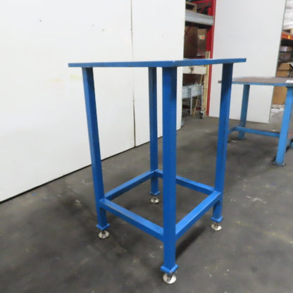 1" Thick Steel Top Assembly Welding Fabrication Table 30"x 30"x 48" Adj Height