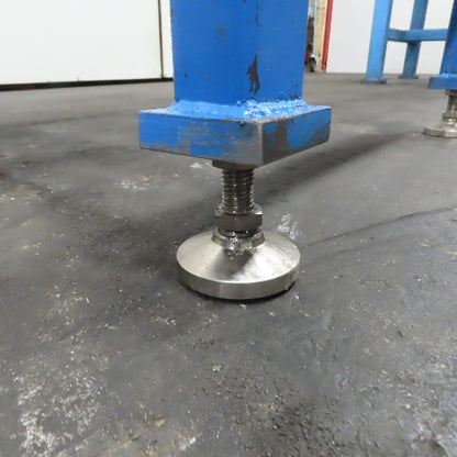 1" Thick Steel Top Assembly Welding Fabrication Table 30"x 30"x 48" Adj Height