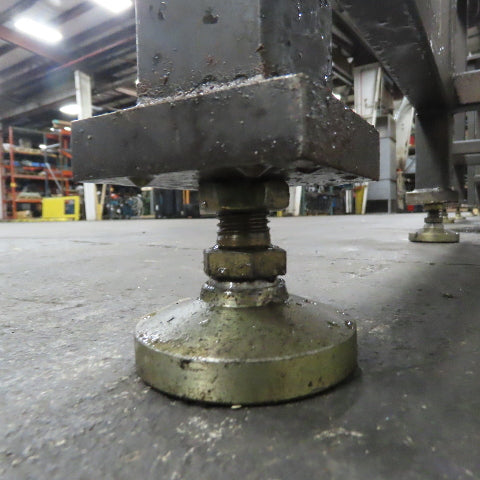 1" Thick Steel Top Assembly Welding Fabrication Table 30"x 30"x 48" Adj Height
